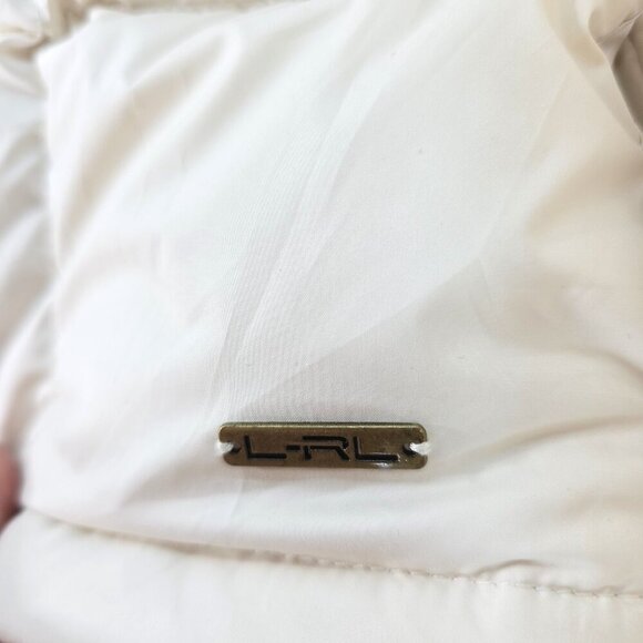 Ralph Lauren Off White Down Puffer Parka Coat Jacket - Picture 8 of 11